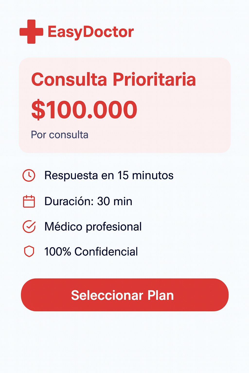 🔴 Consulta Prioritaria Medicina general