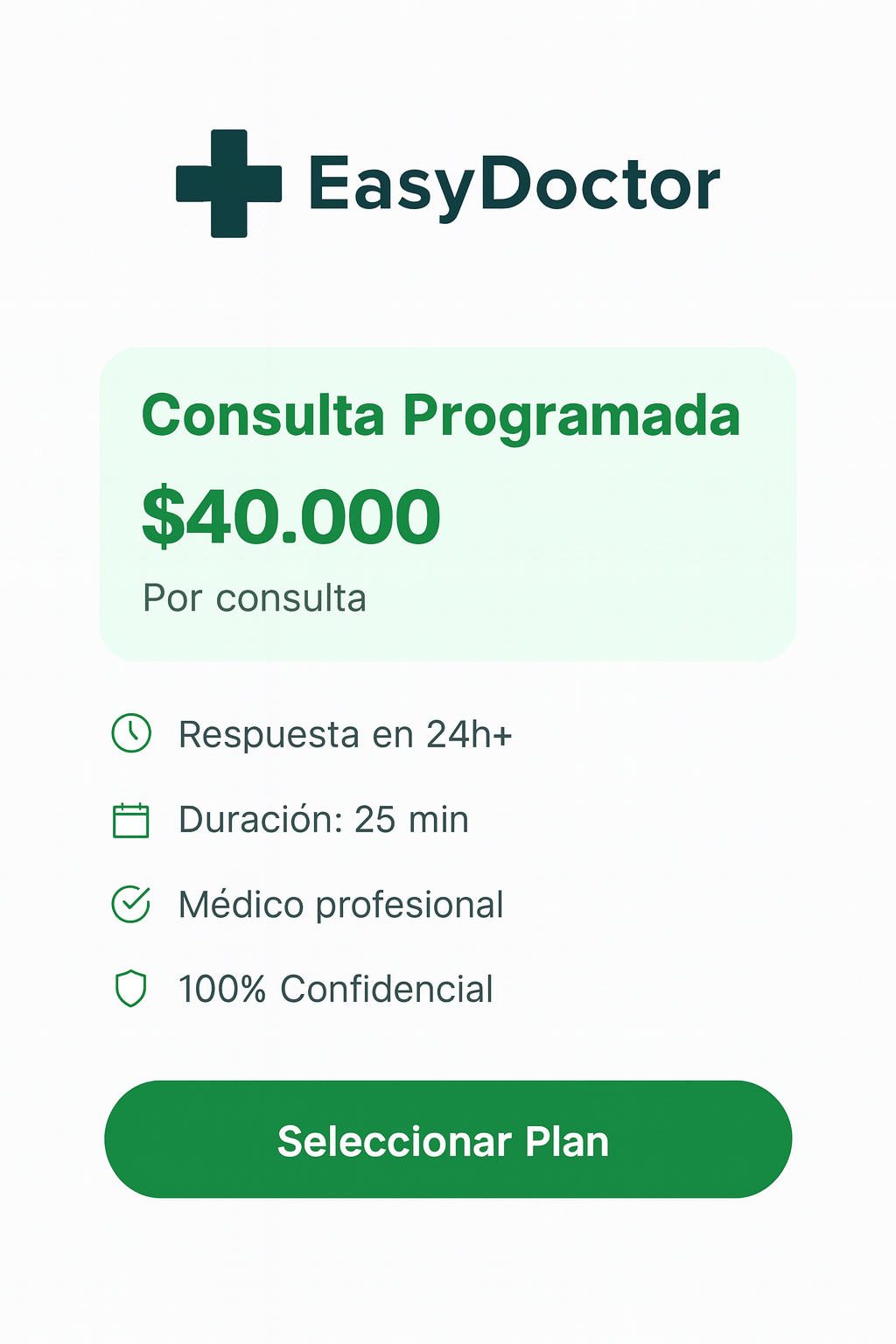 🟢 Consulta Programada Medicina general